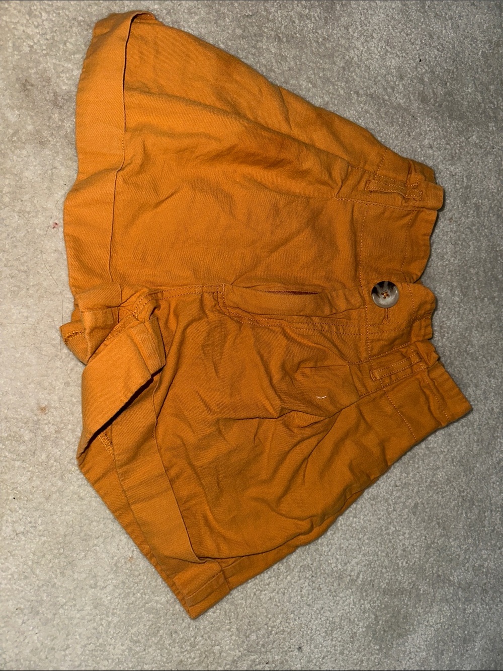 Good Luck Gem Orange High Waist Women's Shorts